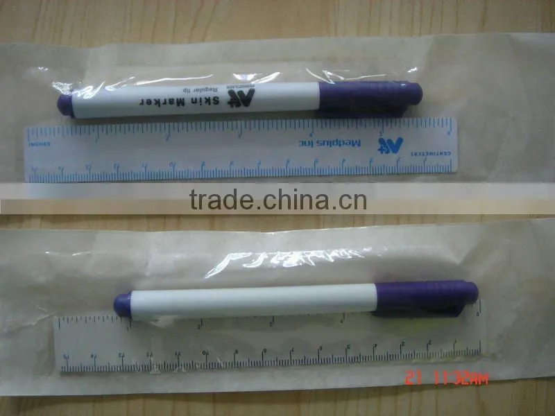 Medical 1.0mm disposabl skin marker pen