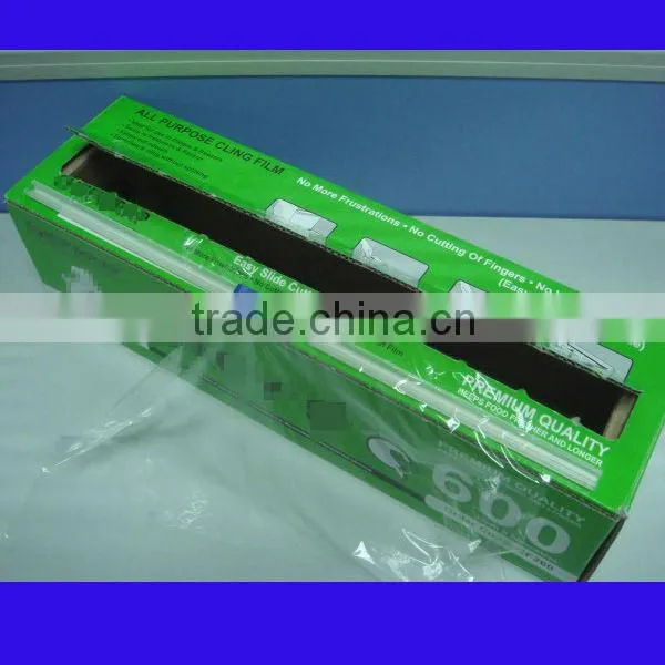 stick-on plastic sliding blade for cling film