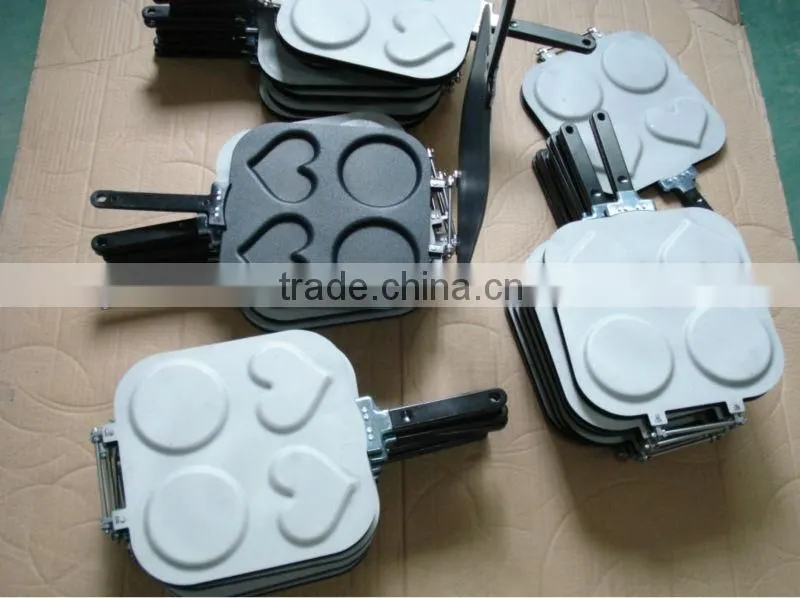 Aluminum non stick cake pan flipping pancake pan