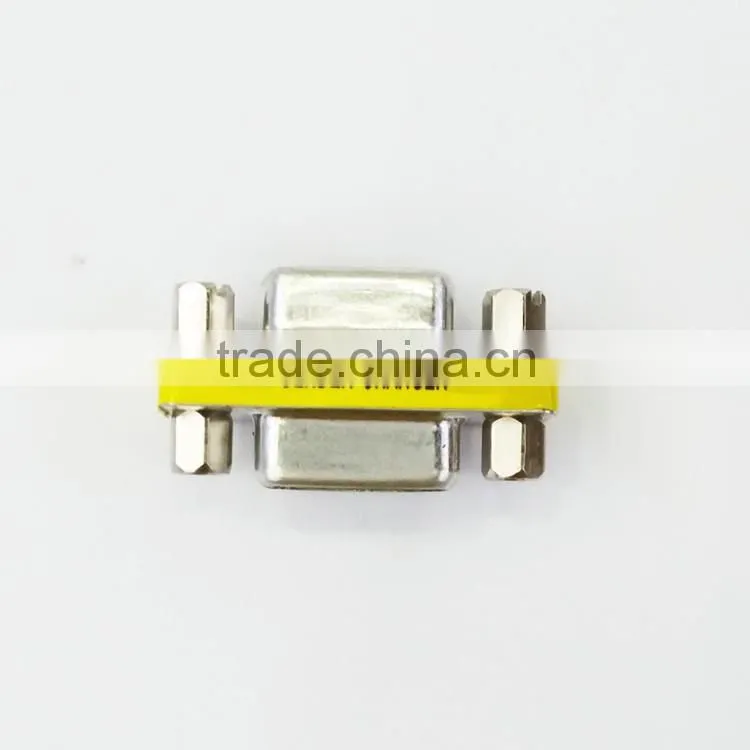 High speed and qualityVGA adapter, female to female VGA extension Adapter connecter for TV /camera/home theater/computer