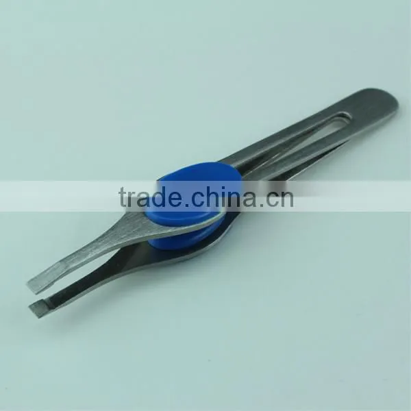 Hollow Pattern Handle Soft Touch Tweezers