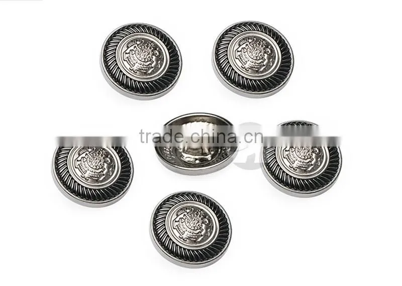 New Design Black Nickel Custom Logo Sewing Buttons