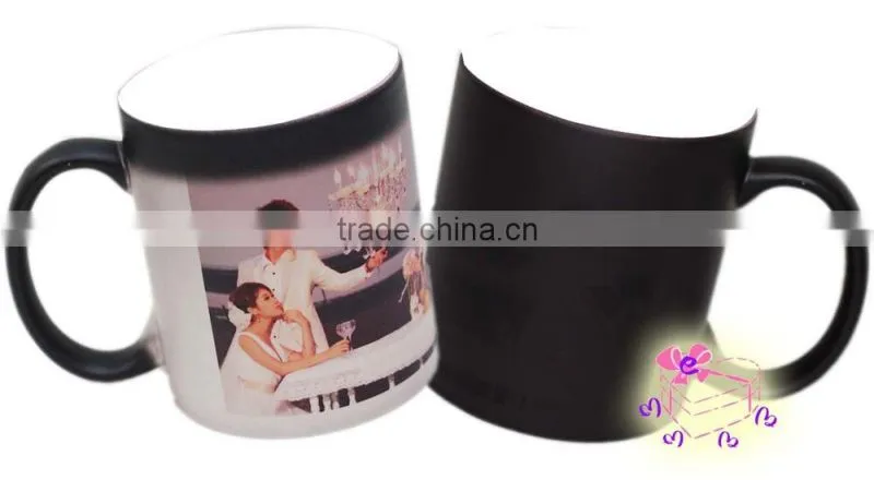 Factory custom hot products wedding gifts color change mugs by yrbs