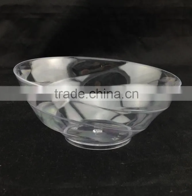 hot selling popular plastic crystal glass sugar 7 oz bowl