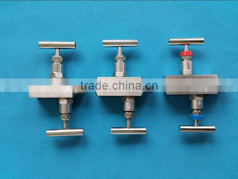 2 way block valve manifold