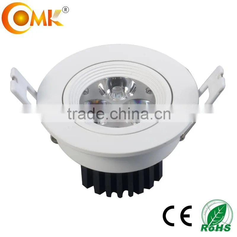 lamparas decorative modern 1w 9w bridgelux Pure Aluminum indoor light lamps for ceilings of living
