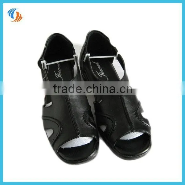 Women Summer PU Shoes Sandals Black/Gold Air Cushioned