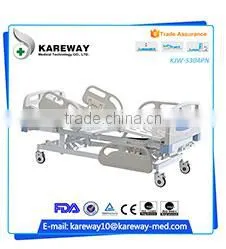 Hospital equipment modern three cranks 3-way manual home medical patient beds function