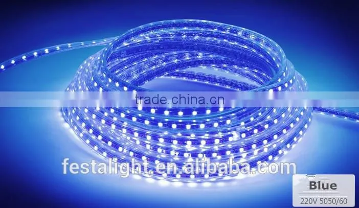 2016 new product China supplier led strip light 220V led strip RGB smd5050 ce rohs