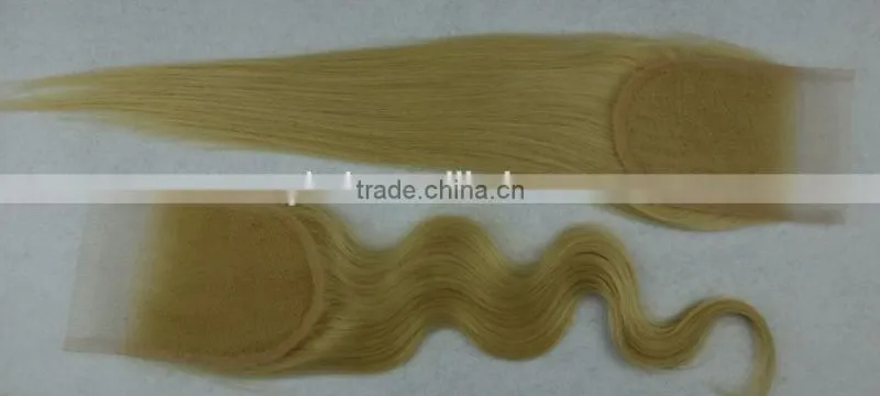 2016 Top sale for 100% human hair lace closure with excellent workmanship and competitive price