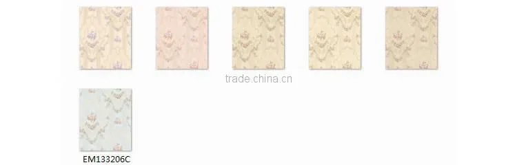 discontinued printing embroidery wallpaper, european flower wall sticker for background , decorative wall sticker pattern
