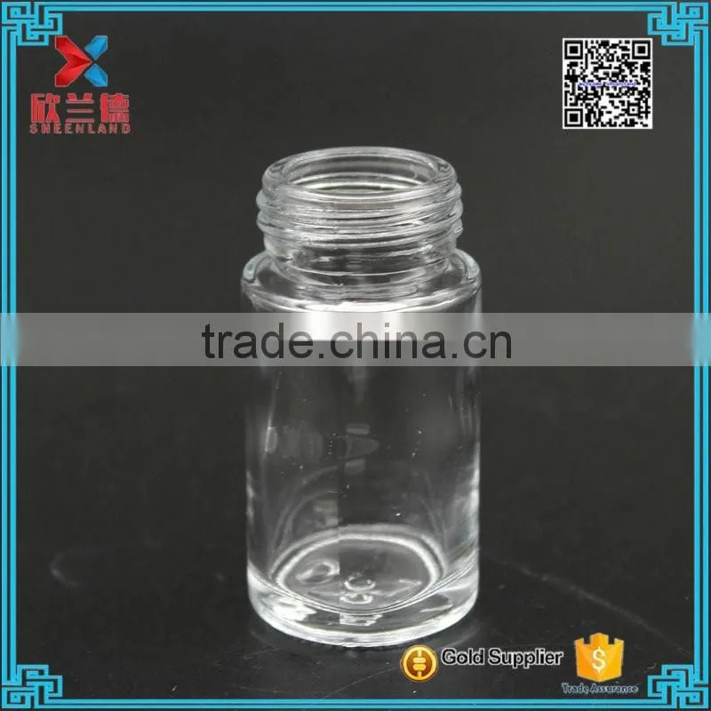 high quality 30ml tube glass bottle clear glass medicine bottle