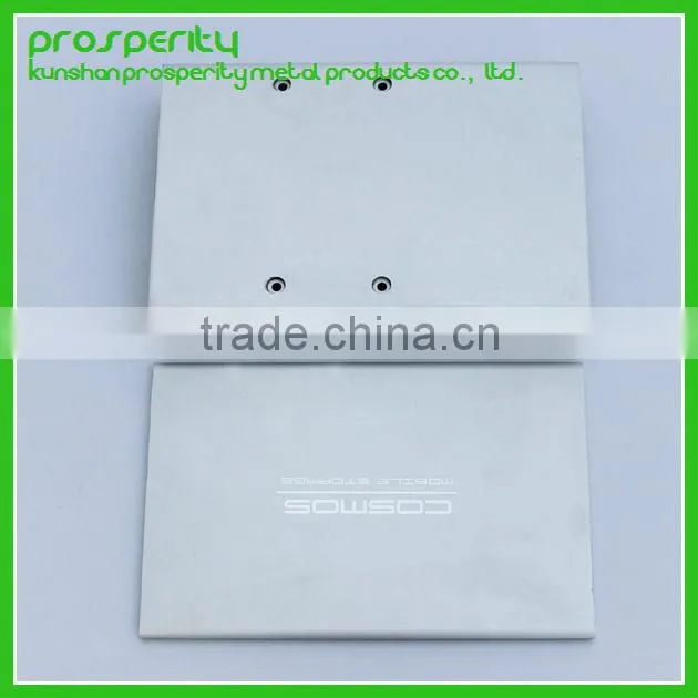 CNC milling silver anodize aluminum enclosures for electronics
