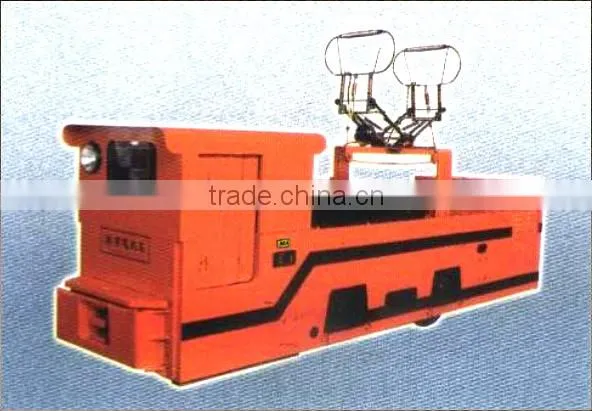 10 tons overhead line electric locomotive, China manufacture mining locomotive