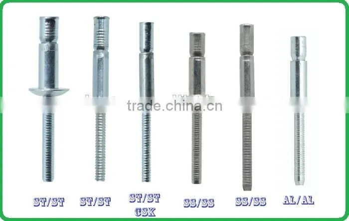 DOME HEAD STRUCTURE MONO-BOLT RIVETS