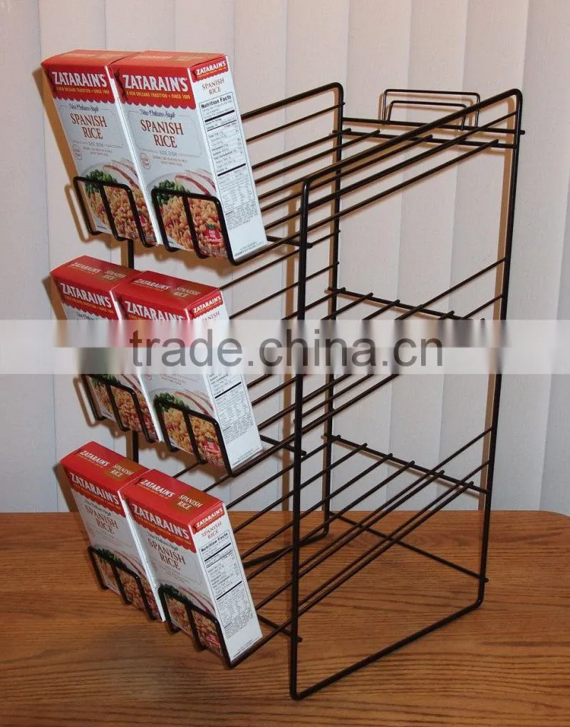 Free Standing Snack Food Retail Shop Design Metal Rack