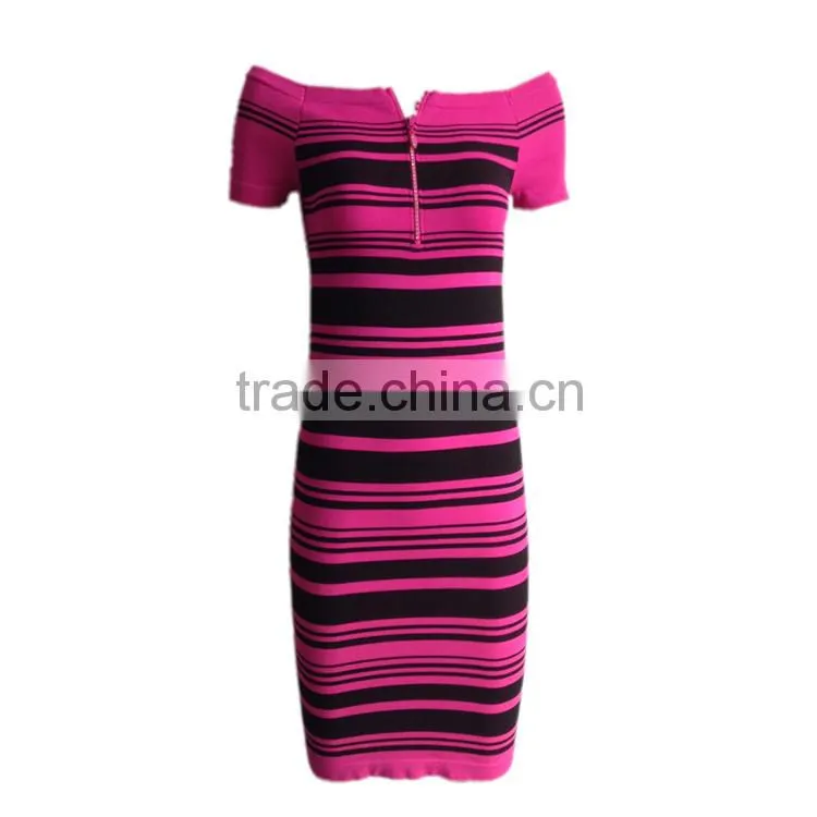 2016 women fashion summer dress off shoulder skirt