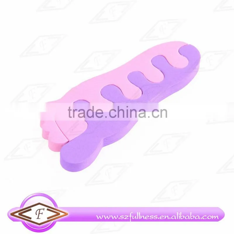 colorful foot shaped eva foam toe separators