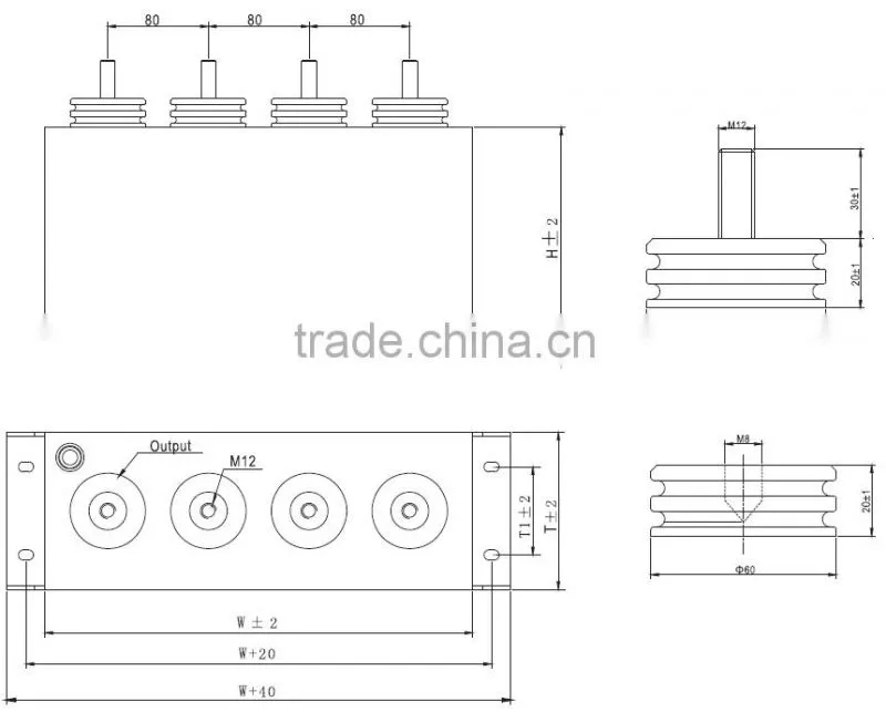 capacitor discharge stud welding, dc link film capacitor, DKMJ-S series