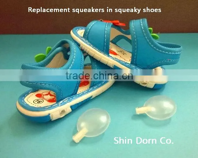 16mm mini plastic squeaker part for squeaky shoes, voice squeaky inserts