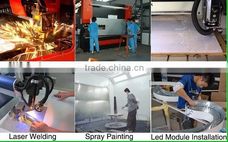 Luminous letters / sign letters of mirrored stainless steel/acrylic punching lighted word/channel letters door sign