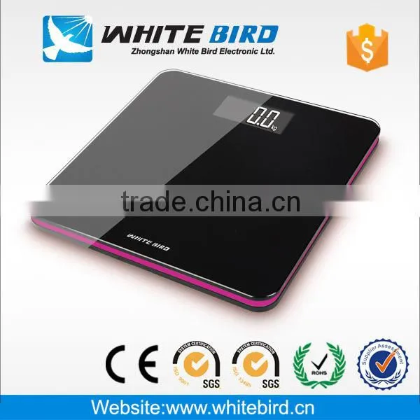 150kg LCD Digital Electronic Glass Body Human Weight Scale
