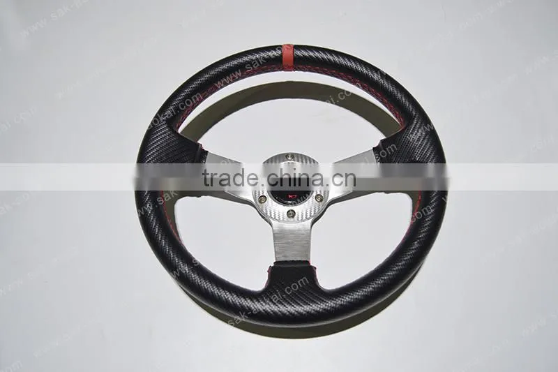 310mm Steering Wheel Suede Black