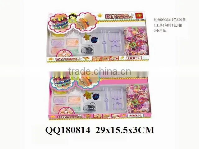 DIY loom bands set fashion loom band set rubber loom bands