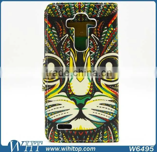 Alibaba Wholesale Leather Cell Phone Case for LG G4, Colorful for LG G4 TPU Printing Case