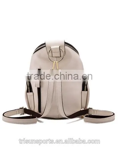 high-quality variety of white women leather model backpack