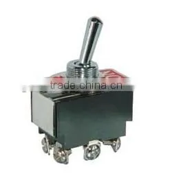 metal-clad screw pins on on toggle switch