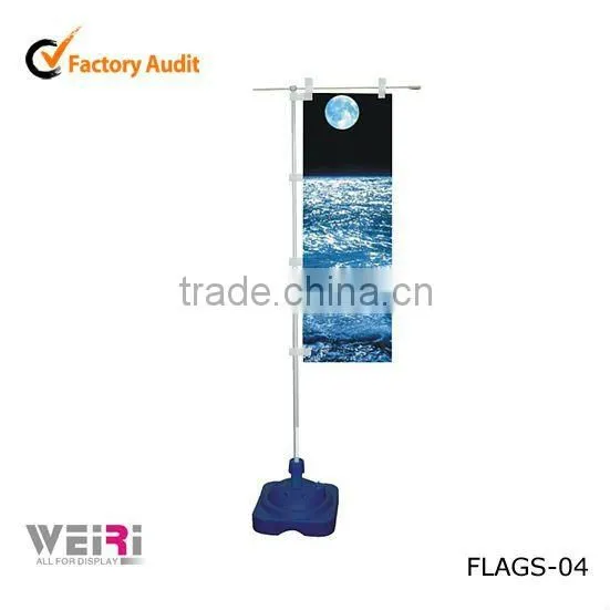 Custom Flying Banner Plastic Flag Base