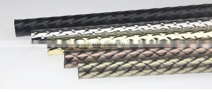 28mm single twist iron curtain rod