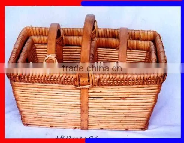 hot sale high quality willow garden basket