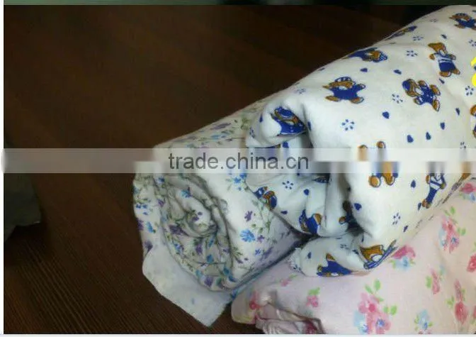 cotton flannel 24*13 130gsm 110Cm in animal cartoon