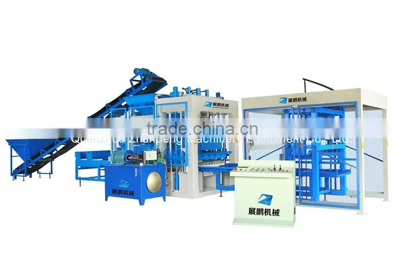 Hot selling Automatic QT6-15solid block making machine brick production line