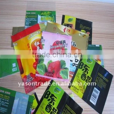 Shrink bottle label film on roll