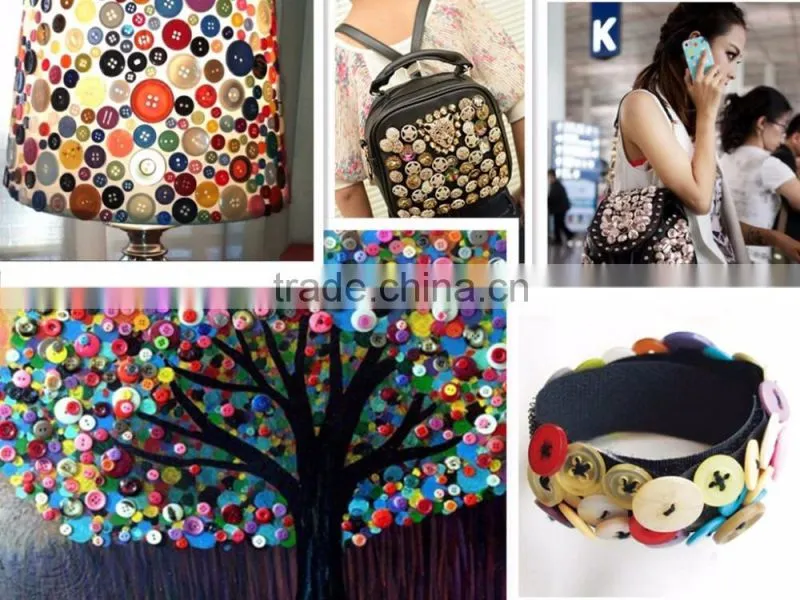 Three color Resin Laser Button,suit cost buttons