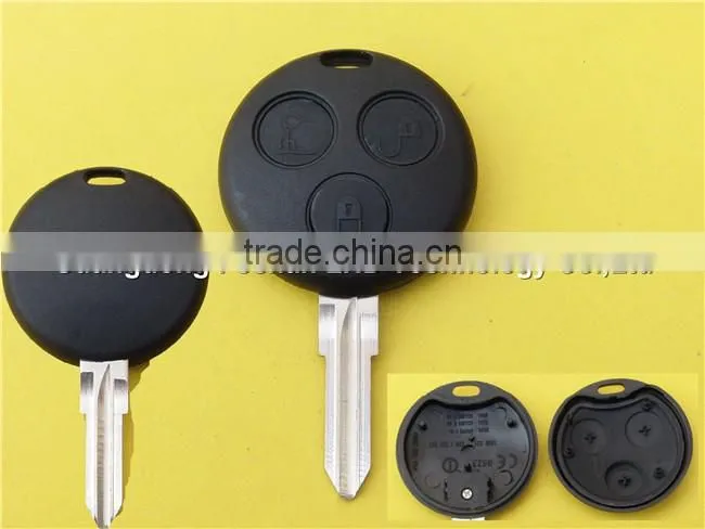 New style 2 button flip remote car key case suit for peugeot citroen