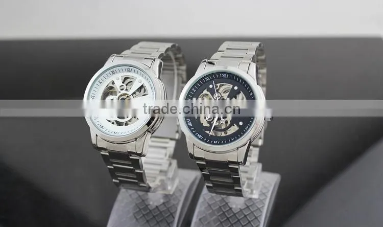 automatic mens skeleton watches metal skeleton watch cheap watch skelon
