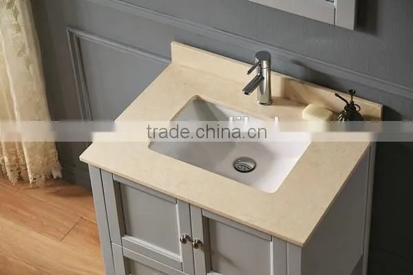 Wholesale Bathroom Cabinet Solid Oak Wood Bathroom Furniture New design cabinet No.1006B