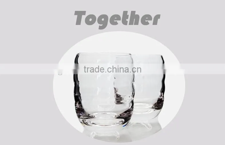 No-lead Crystal 12oz fashional drinking glass cup