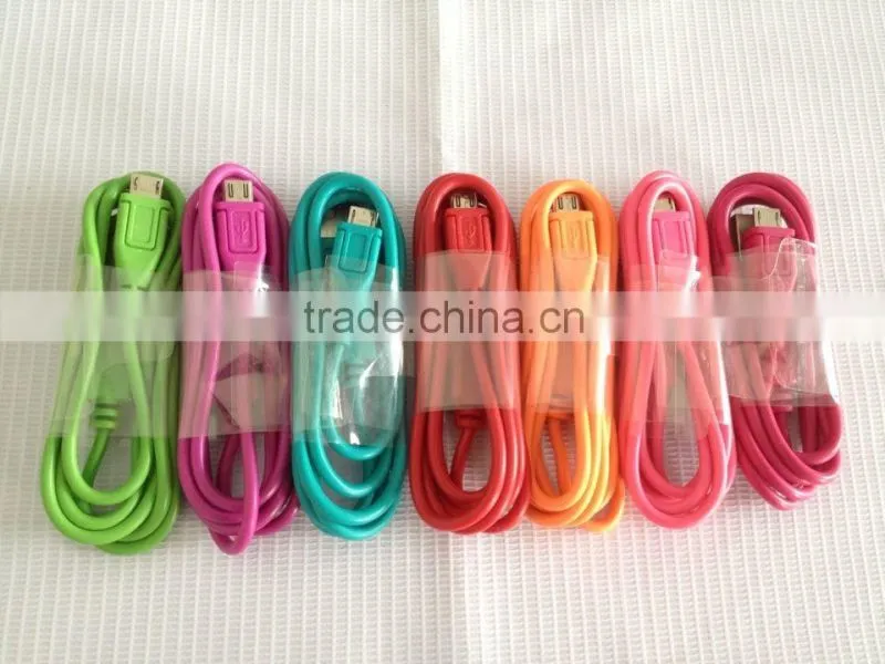 HOT sell micro usb 2.0 data charging cable with CE ROHS approved for cellphone