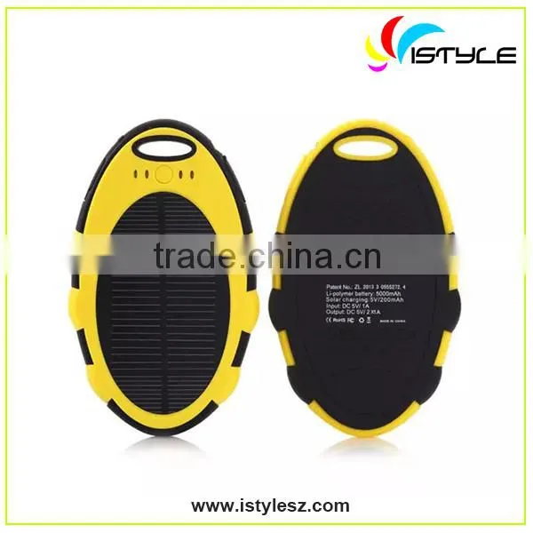5000mAh Portable flexibility solar charger for iphone
