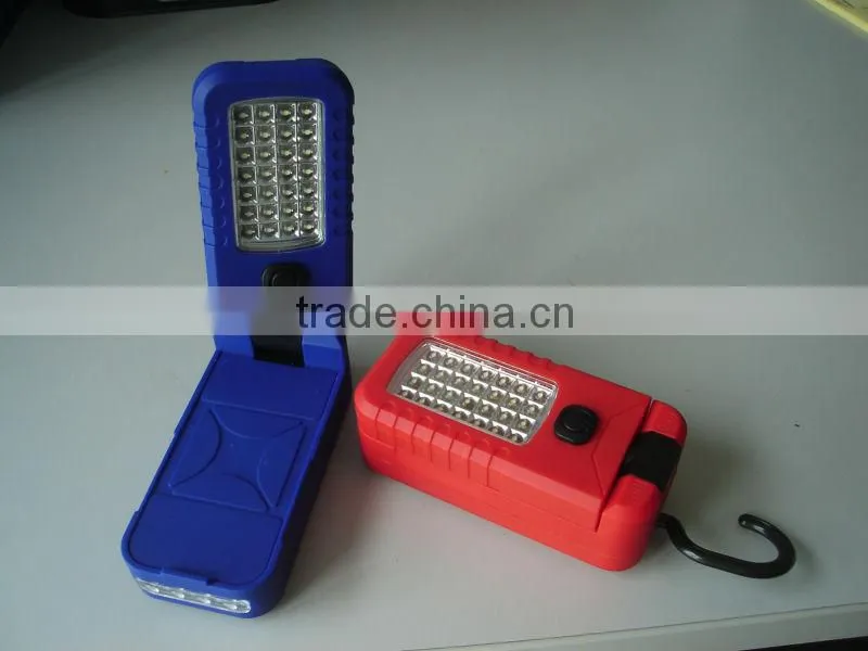 3+28LED stretchable working light with magnet and hook
