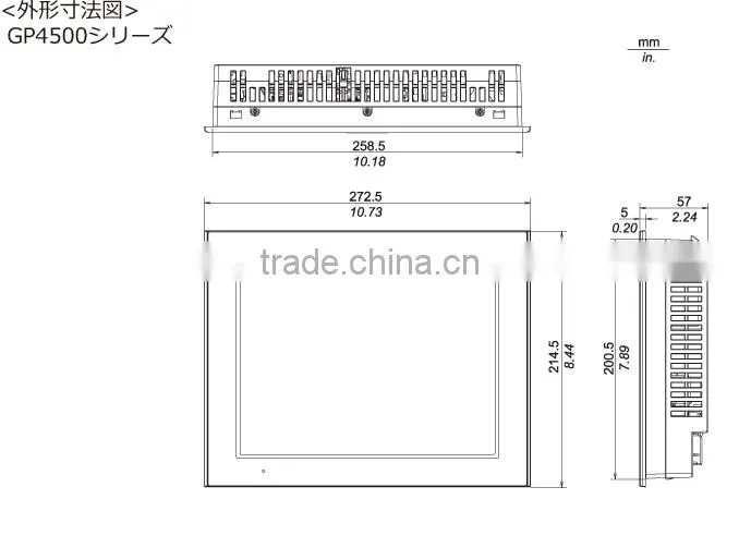 PFXGP4501TMD PROFACE hmi GP-4501T