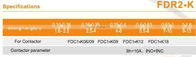High Quality Thermal Relay / Relay Accessory