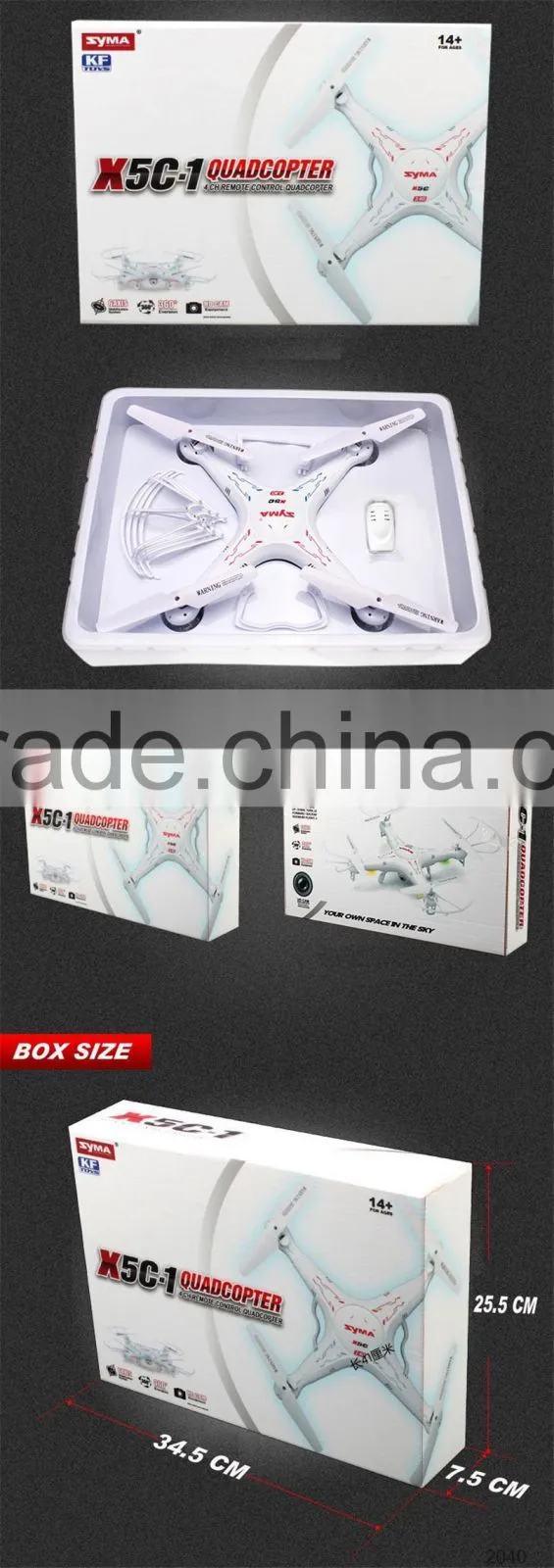 2.4G remote control rc quadcopter mini drone long flying toy helicoter PK