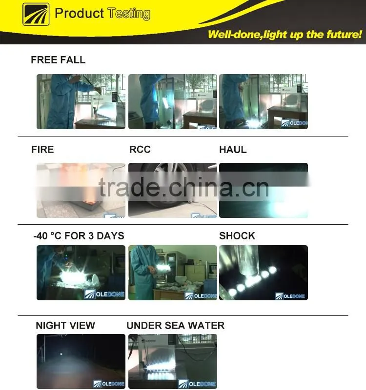 Factory direct offer Oledone IP69K 120W ATV UTV SUV 4x4 offroad boat led light bar