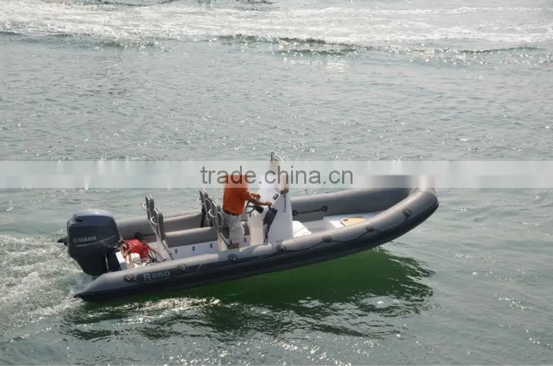 2014 NEW MODEL RIB BOAT 650D RIGID INFLATABLE BOAT